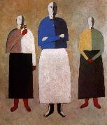 Kasimir Malevich Three Women USA oil painting artist